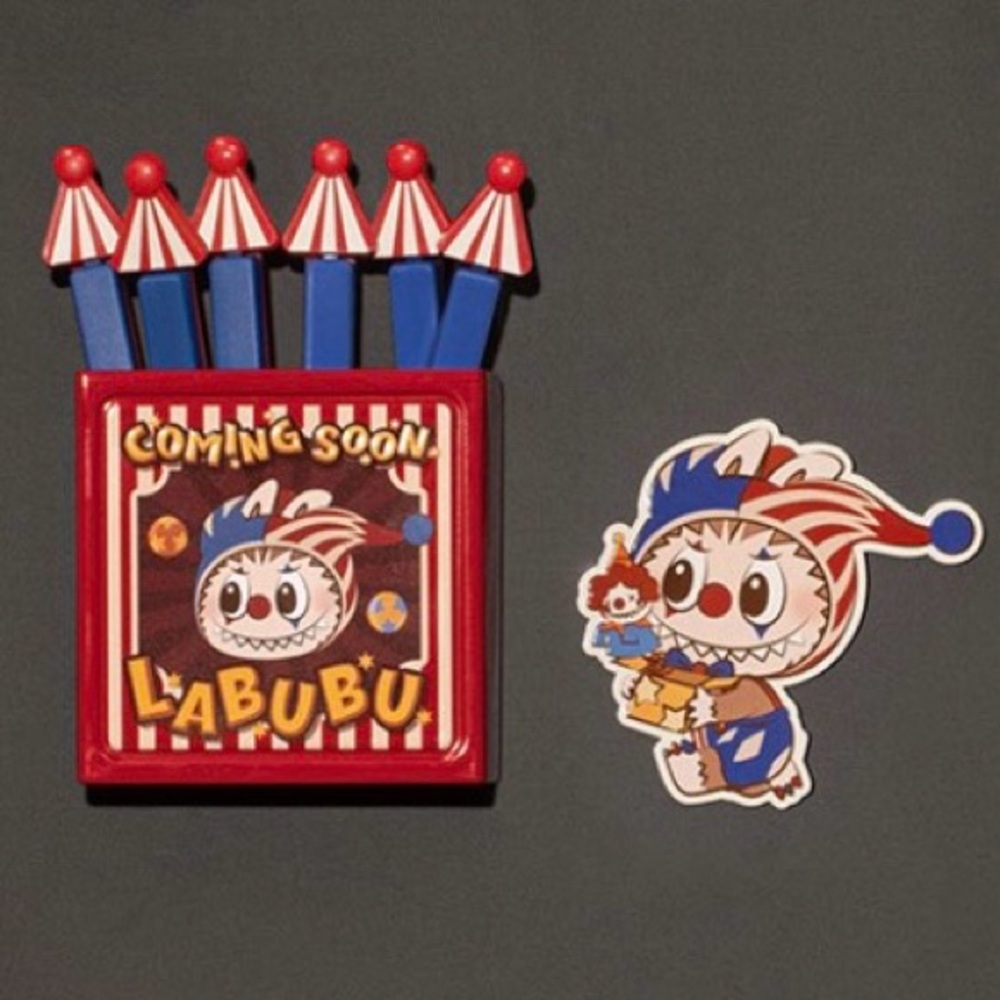 POP MART Why So Serious Magnetic Sealing Clip Storage Box Set Juggling Clown